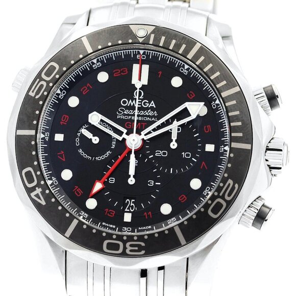 OMEGA Seamaster Diver 300M 212.30.44.52.01.001 GMT Chronograph Automatic - Picture 10 of 12